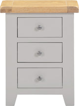 Windsor 3 Drawer Bedside - Seconique