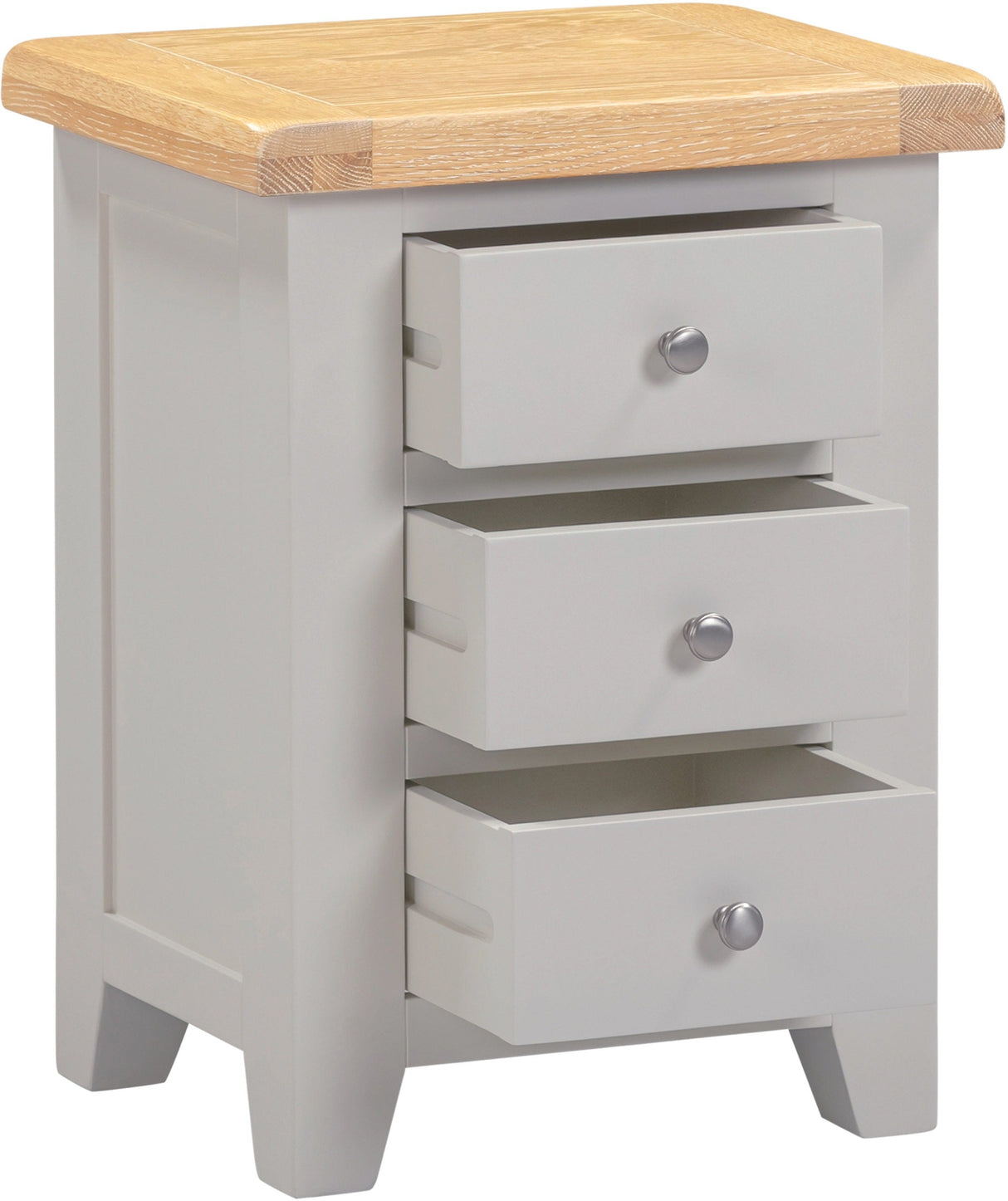 Windsor 3 Drawer Bedside - Seconique