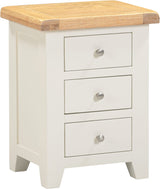 Windsor 3 Drawer Bedside - Seconique
