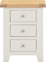 Windsor 3 Drawer Bedside - Seconique