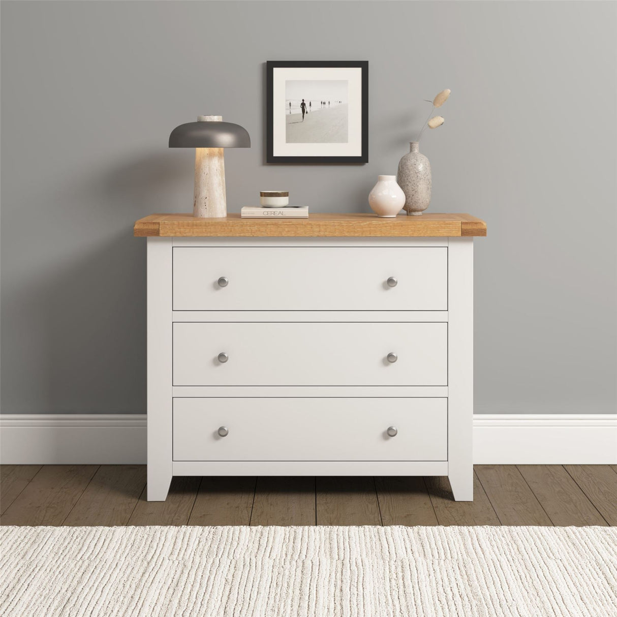 Windsor 3 Drawer Chest - Seconique