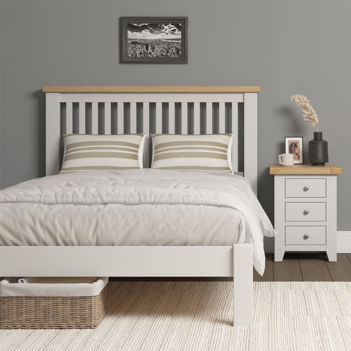 Windsor 4ft 6in Bed Low Foot End - Seconique