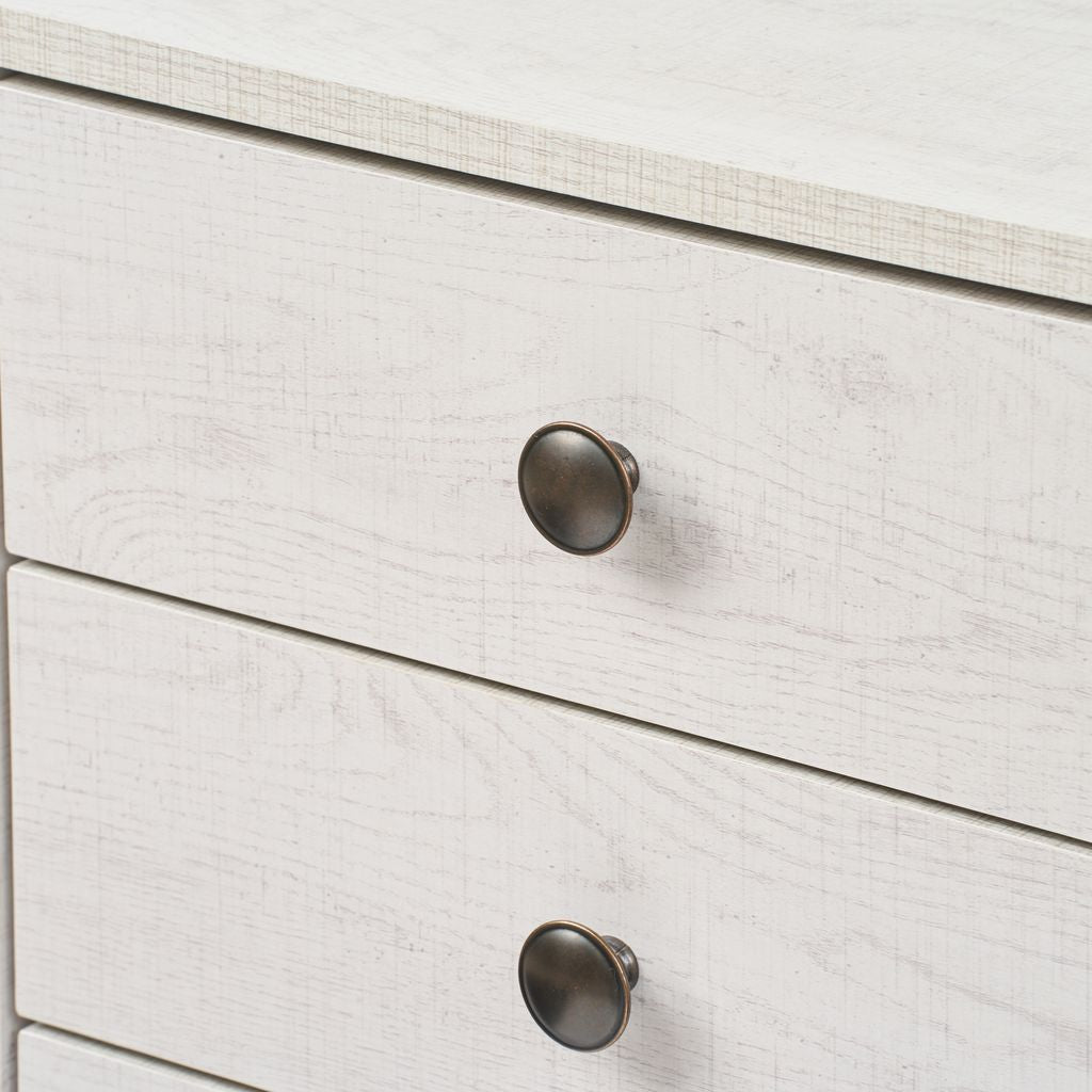 Alva Open Wardrobe with 2 Drawers 3 Piece Bedroom Set