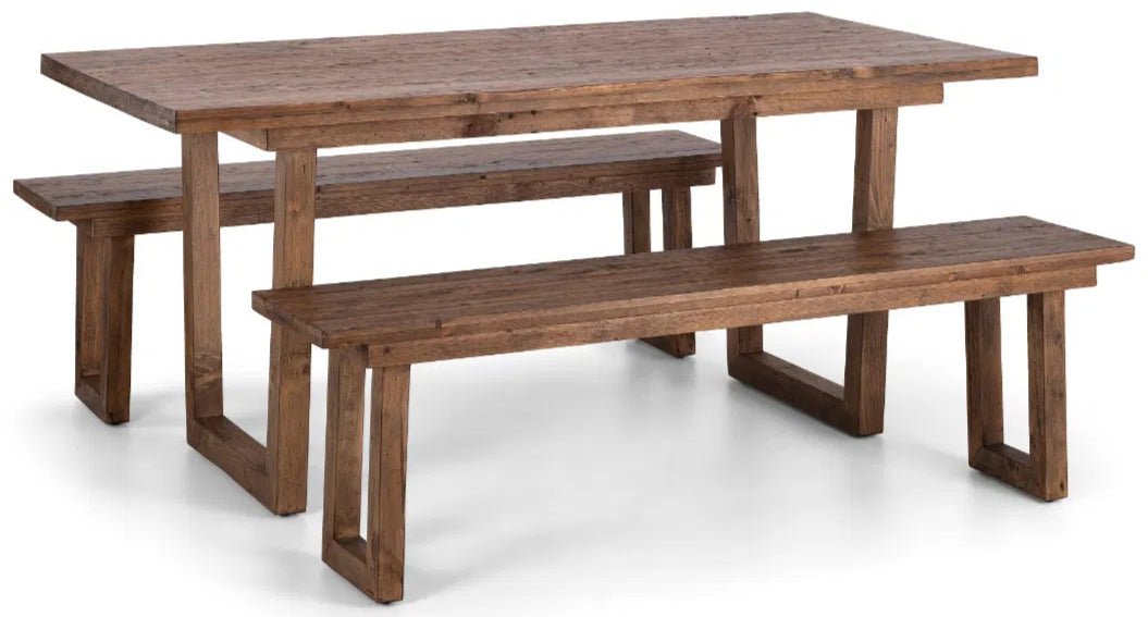 Woburn Reclaimed Wood Dining Table - Julian Bowen