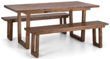 Woburn Reclaimed Wood Dining Table - Julian Bowen