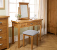 Woburn Solid Oak 3 Drawer Dressing Table - Birlea