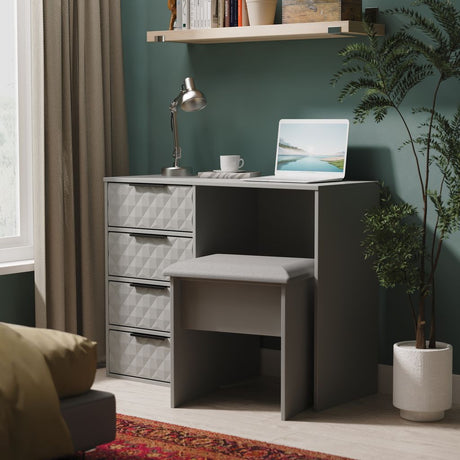 Harlequin 4 Drawer Pedestal Desk