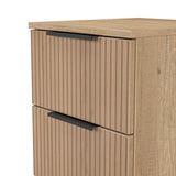 Java 2 Drawer Bedside Table
