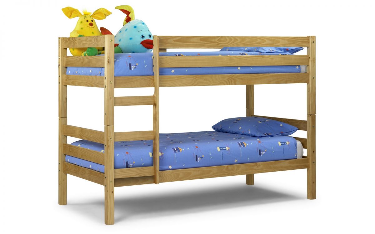 Wyoming Solid Pine Single Bunk Bed 3ft