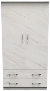 Avon Wide 2 Door 2 Drawer Double Wardrobe