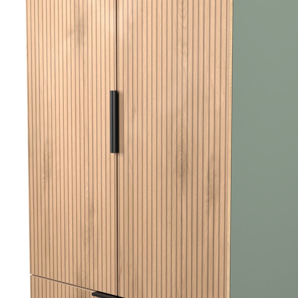 Java 2 Drawer 2 Door Double Wardrobe