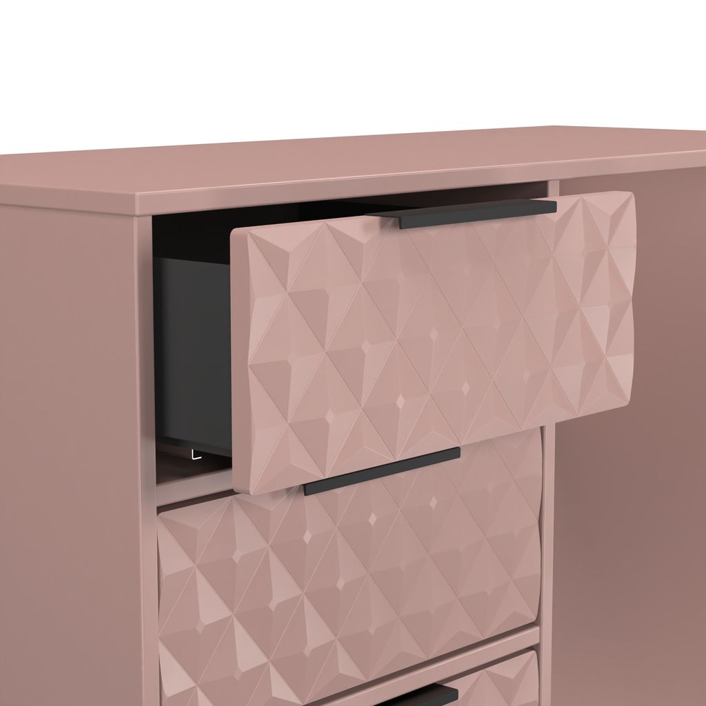 Harlequin 4 Drawer Pedestal Desk