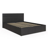 Side Lift Ottoman Bed Faux Leather