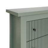 Garrucha Sage Green 2 Door 1 Drawer Shoe Cabinet