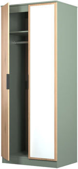 Java Mirrored 2 Door Double Wardrobe