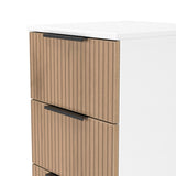 Java 4 Drawer Bedside Table