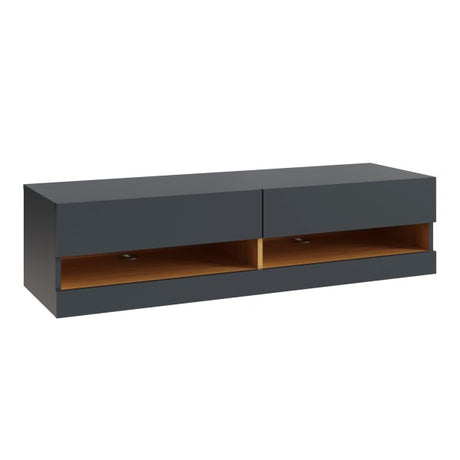 Leon 120cm Wall TV Unit with LED Lighting