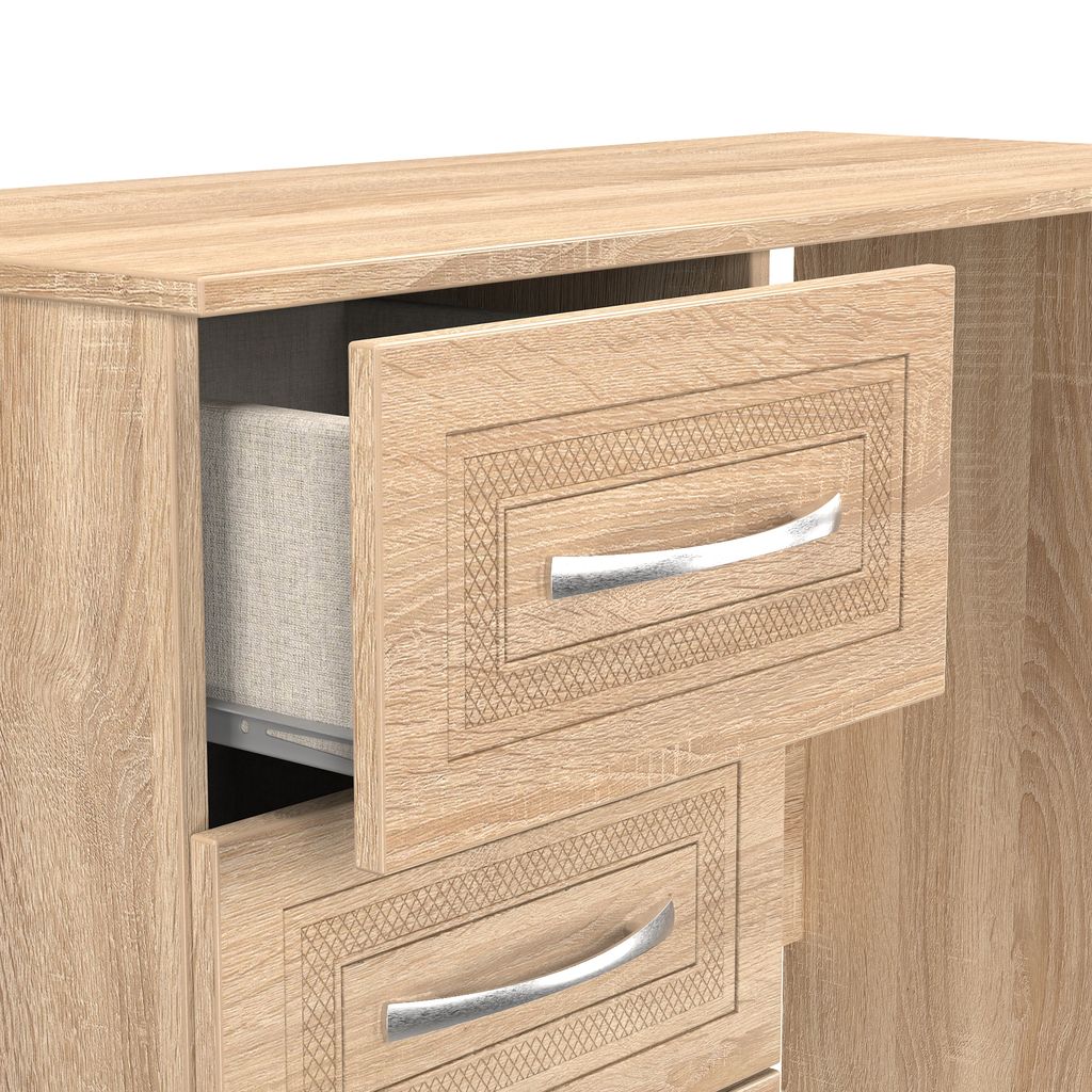 Dorset 3 Drawer Single Pedestal Dressing Table