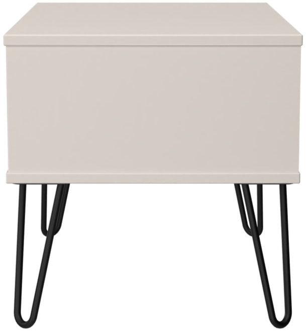 Harlequin 1 Drawer Midi Chest with Black Hairpin Legs