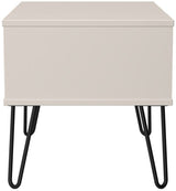 Harlequin 1 Drawer Midi Chest with Black Hairpin Legs
