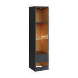 Leon Tall Shelf Unit with LED Lighting