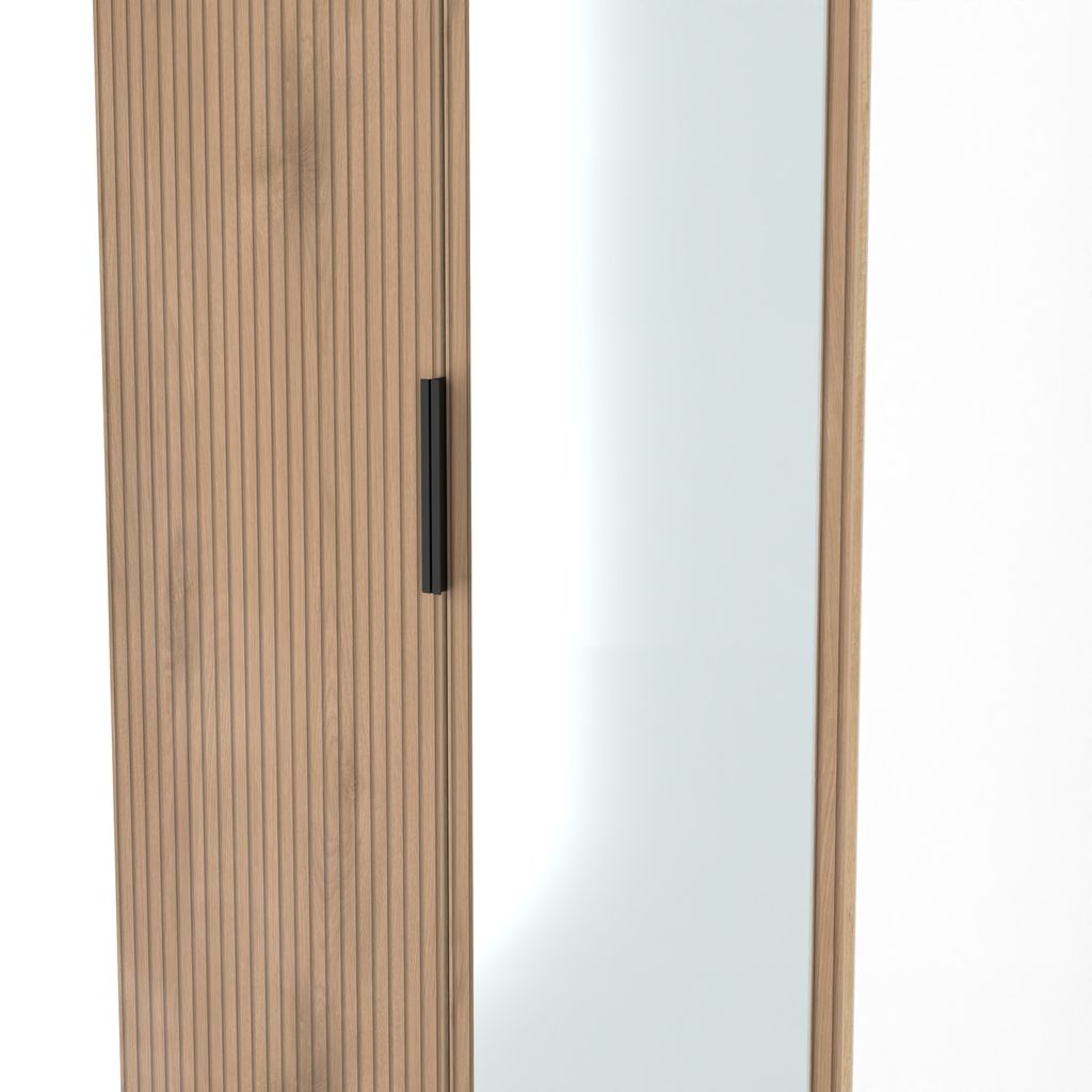 Java Mirrored 2 Door Double Wardrobe